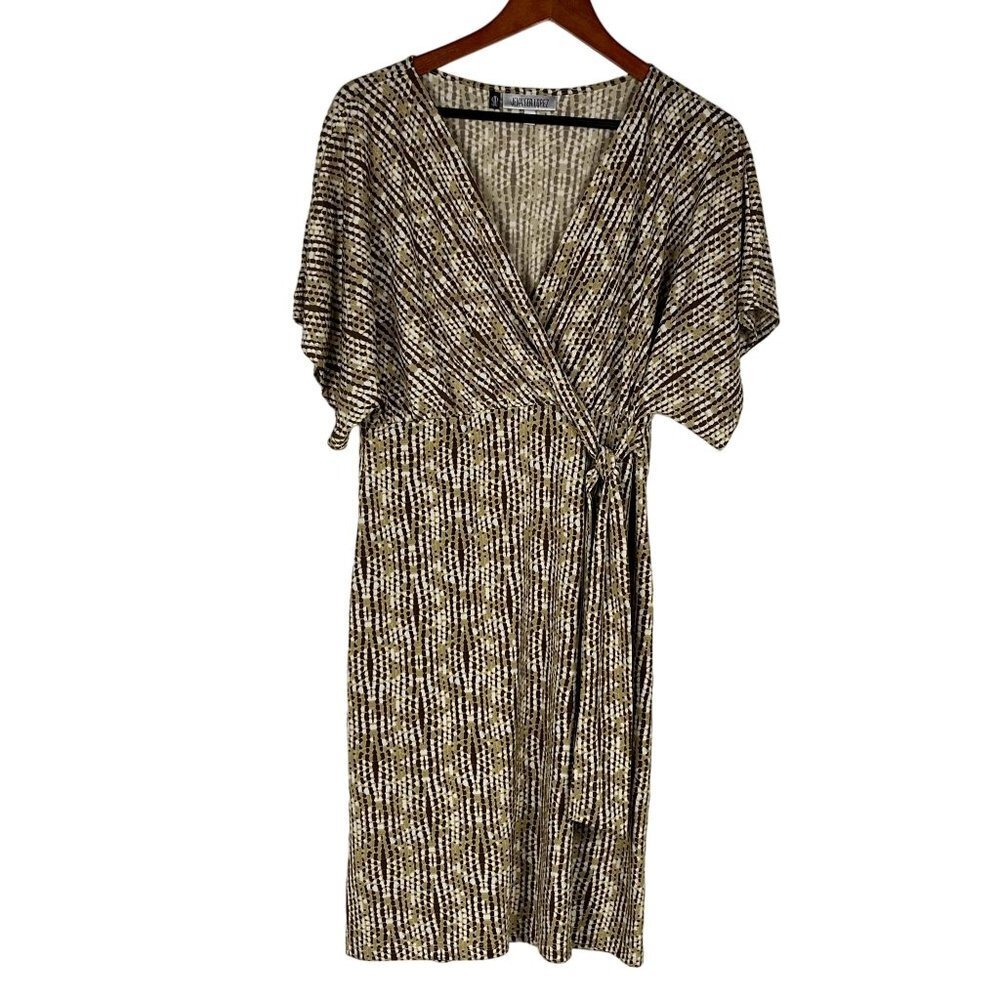 Jennifer Lopez Short Sleeve Knee Length Dress Size Medium